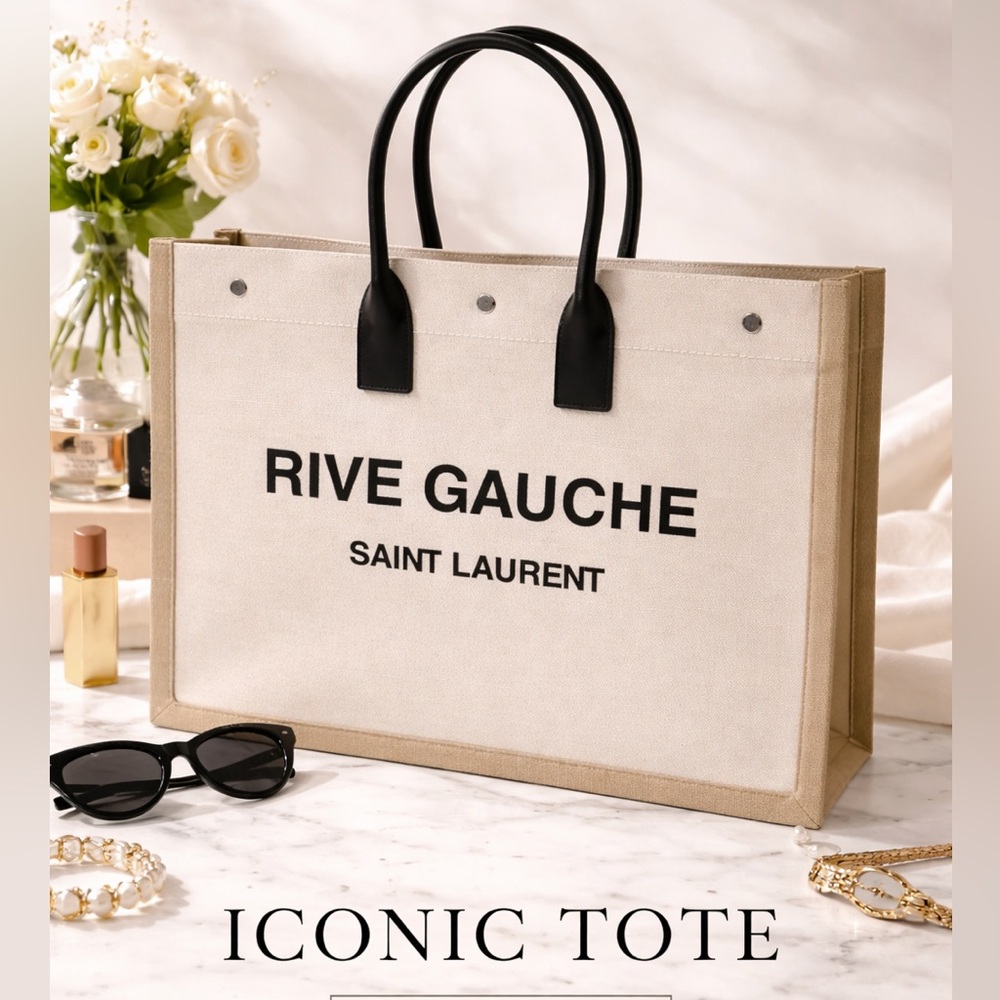 NEW YSL Yves Saint Laurent Rive Gauche Tote